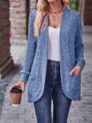 Cozy Rib Knit Cardigan for Women