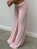 Elegant Rhinestone Butterfly Flowy Pants
