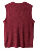 Oversized Trendy Sleeveless Sweater for Males
