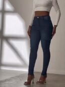 Stretchy Mid-Rise Skinny Jeans