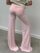 Elegant Rhinestone Butterfly Flowy Pants