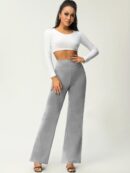 Women's Solid Flare Leg Pants