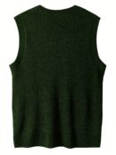 Oversized Trendy Sleeveless Sweater for Males