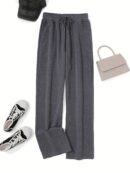 Comfortable High-Waisted Drawstring Sweatpants