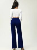Women's Solid Flare Leg Pants