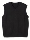 Oversized Trendy Sleeveless Sweater for Males