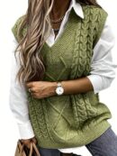 V-Neck Knit Vest: Casual, Comfortable & Chic