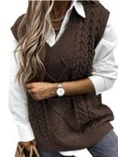 V-Neck Knit Vest: Casual, Comfortable & Chic