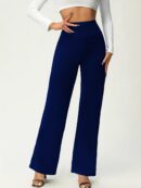 Women's Solid Flare Leg Pants