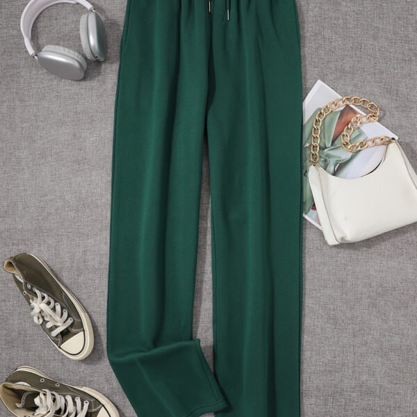 Comfortable High-Waisted Drawstring Sweatpants - Image 14