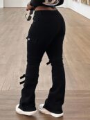 Stretchy Cargo Denim Jeans