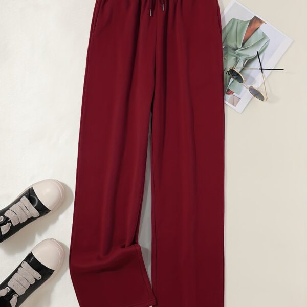Comfortable High-Waisted Drawstring Sweatpants - Image 16