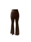 High Waist Y2K Solid Elastic Flare Leggings