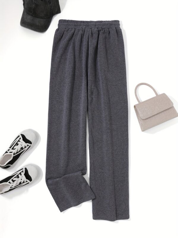 Comfortable High-Waisted Drawstring Sweatpants - Image 8