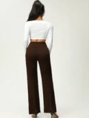 Women's Solid Flare Leg Pants