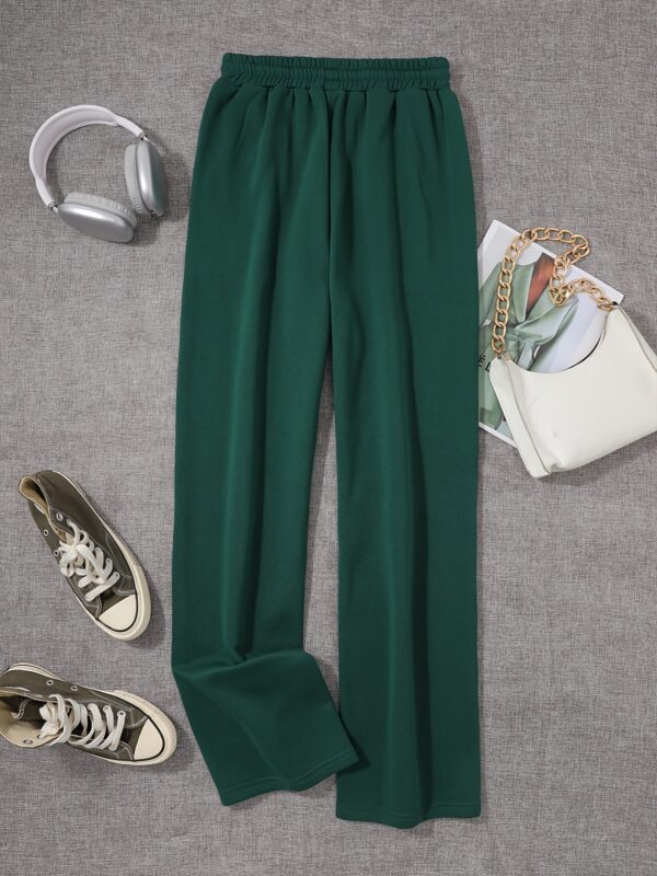 Comfortable High-Waisted Drawstring Sweatpants - Image 9
