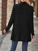 Cozy Rib Knit Cardigan for Women